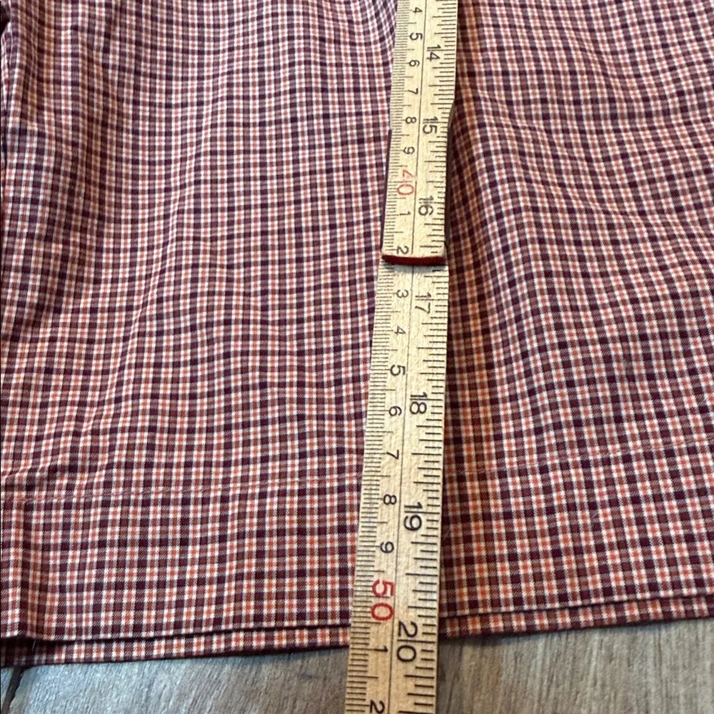 Alex Cannon Micro Check Golf Shorts Men's Preppy Size 32‎